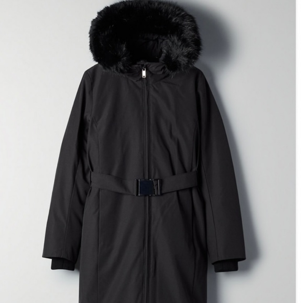 Babaton Tahoe Parka Black Size Medium
